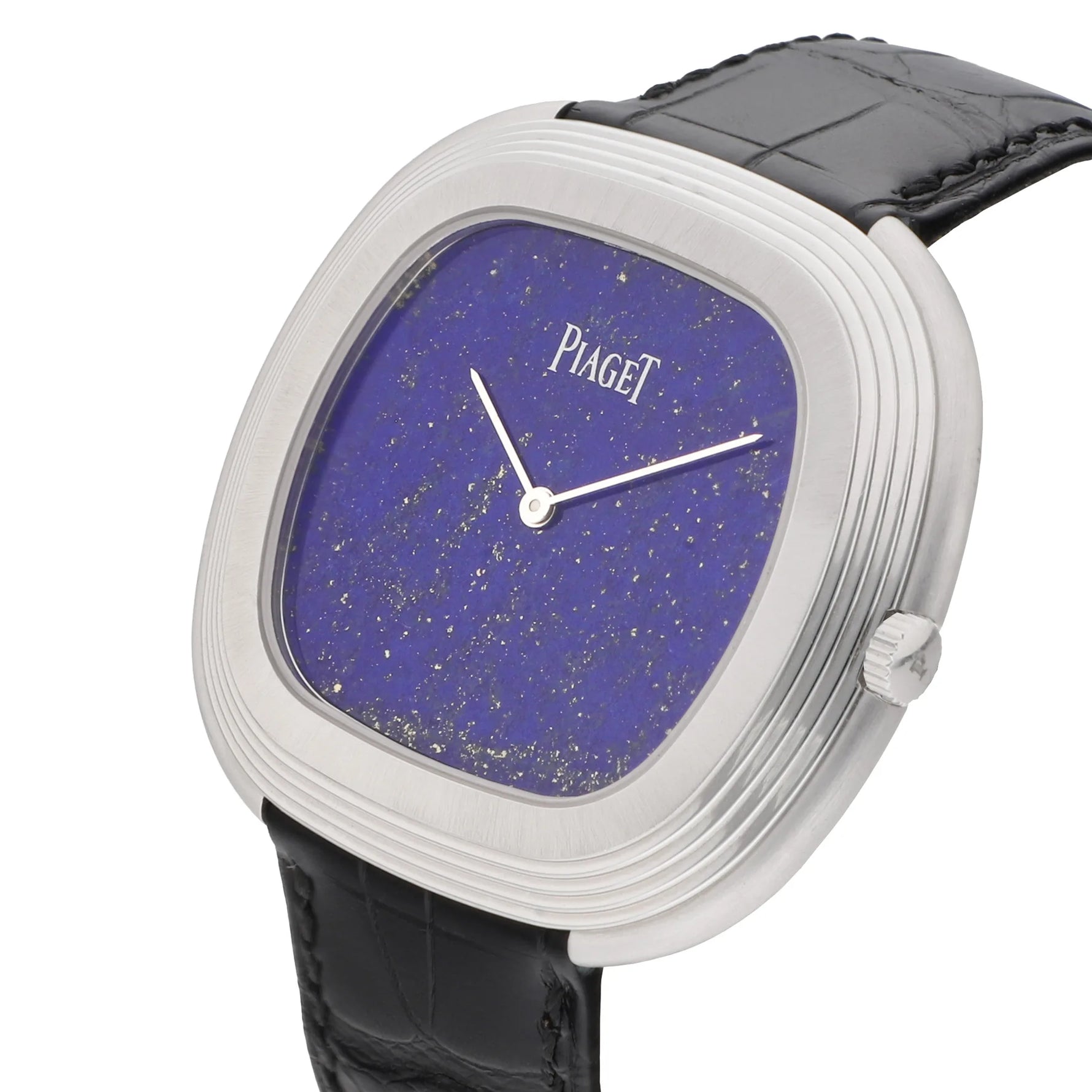 Black Tie "Andy Warhol" Lapiz white gold with lapis lazuli dial
