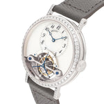 Breguet Classique Tourbillon Ref. 3358 white gold diamond-set with mother of pearl dial