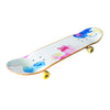 Watercolor Monogram Print Skateboard