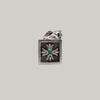 Frame Emerald Cross Pendant