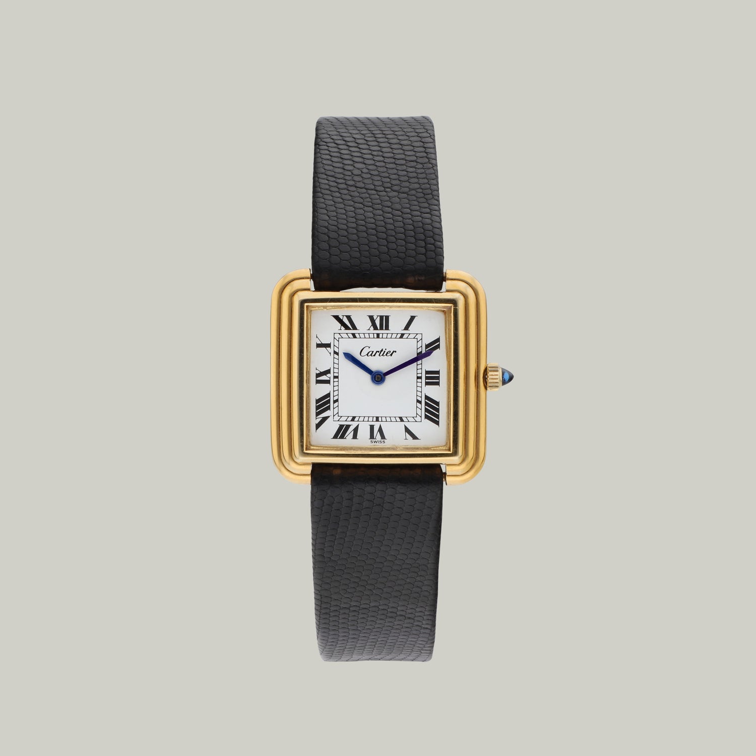 Vintage Cartier Stepped Tank Ref. 25716 gold-plated