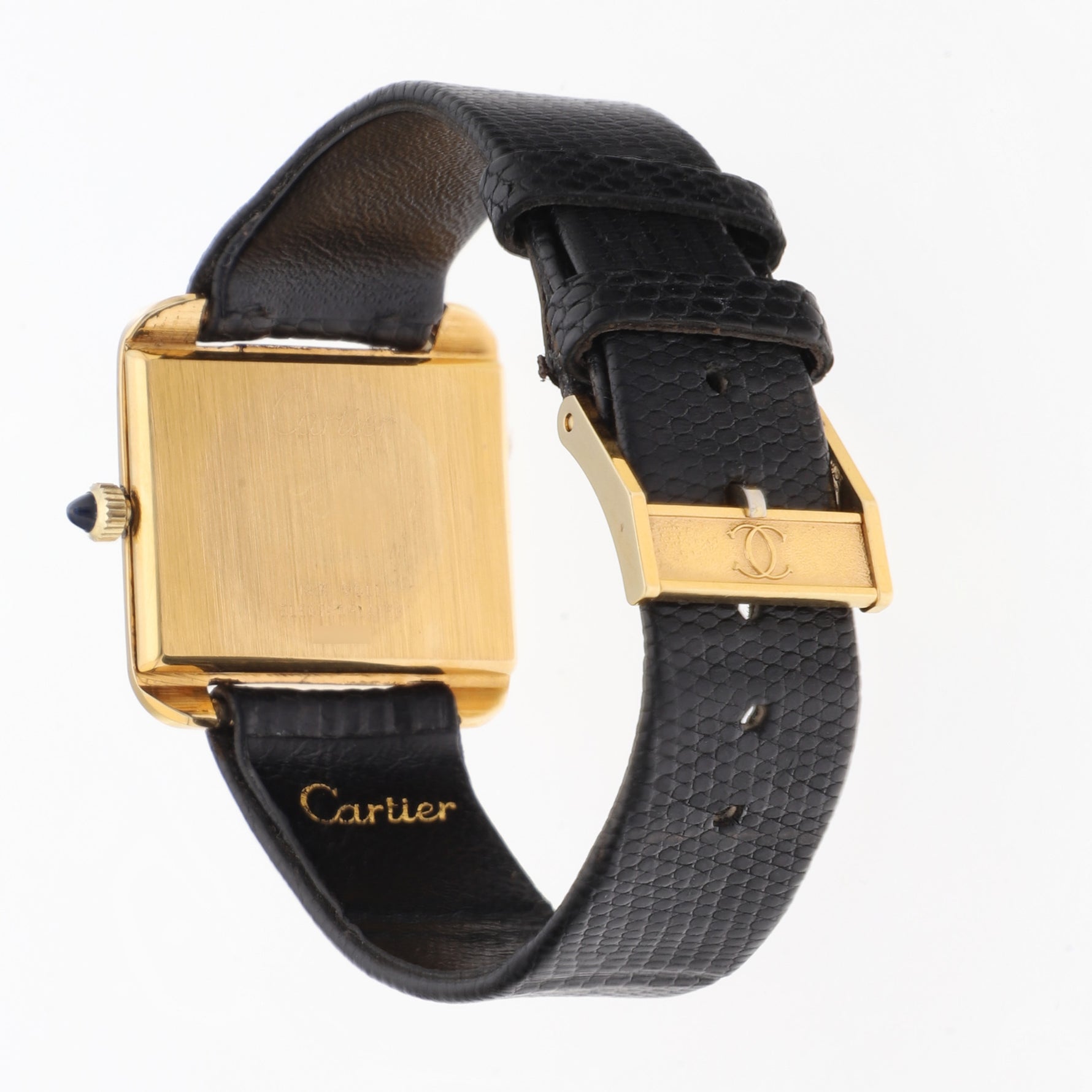 Vintage Cartier Stepped Tank Ref. 25716 gold-plated