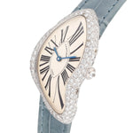 Cartier Crash Paris pave-set diamond bezel