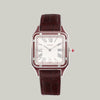 Cartier Santos Ref. WGSA0053 platinum burgundy lacquer limited edition