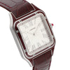 Cartier Santos Ref. WGSA0053 platinum burgundy lacquer limited edition