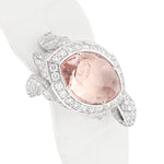 Cartier Secret “Tortue” Ref. HPI00519 Morganite white gold diamonds