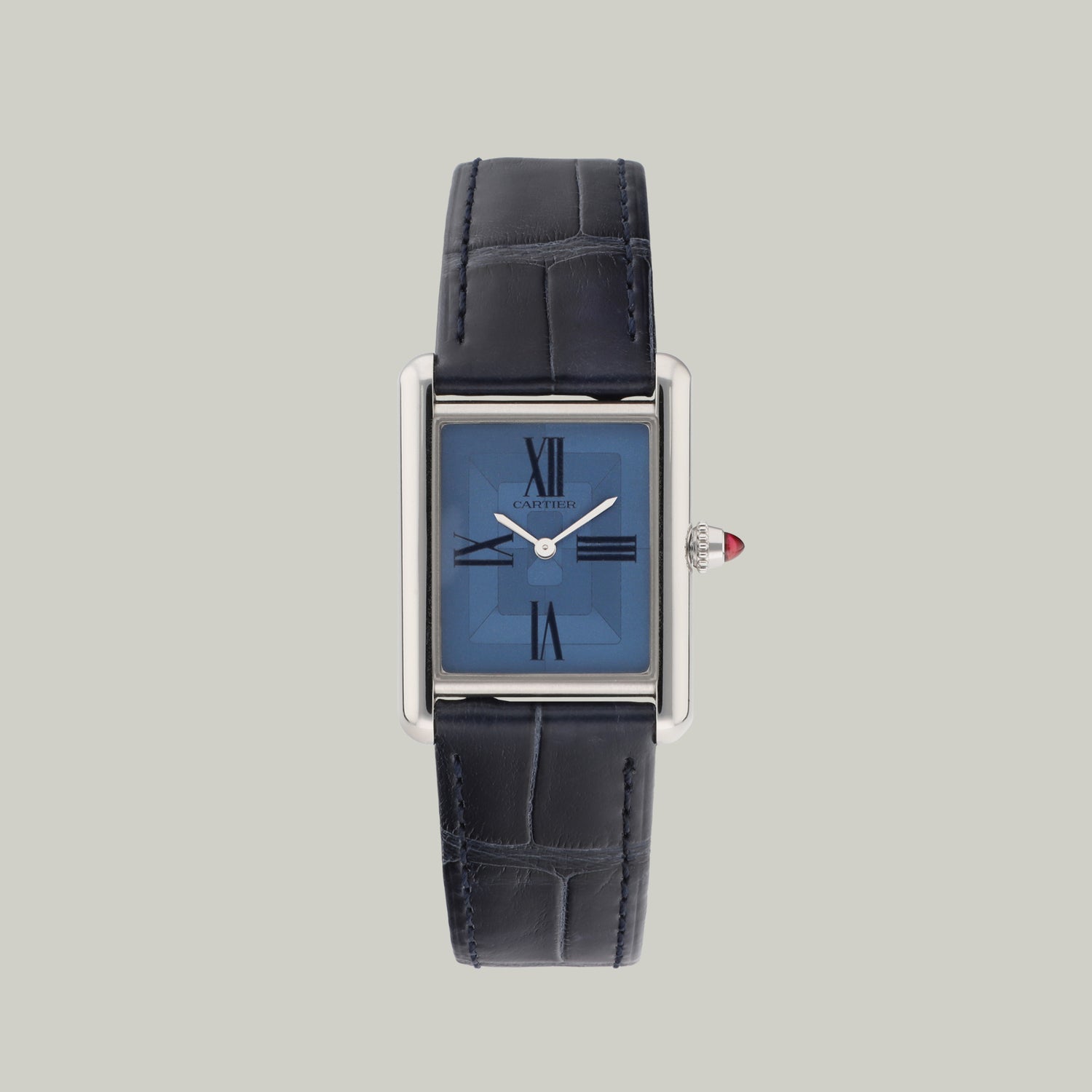 Cartier Tank Europe Limited Ref. WGTA0121 blue dial