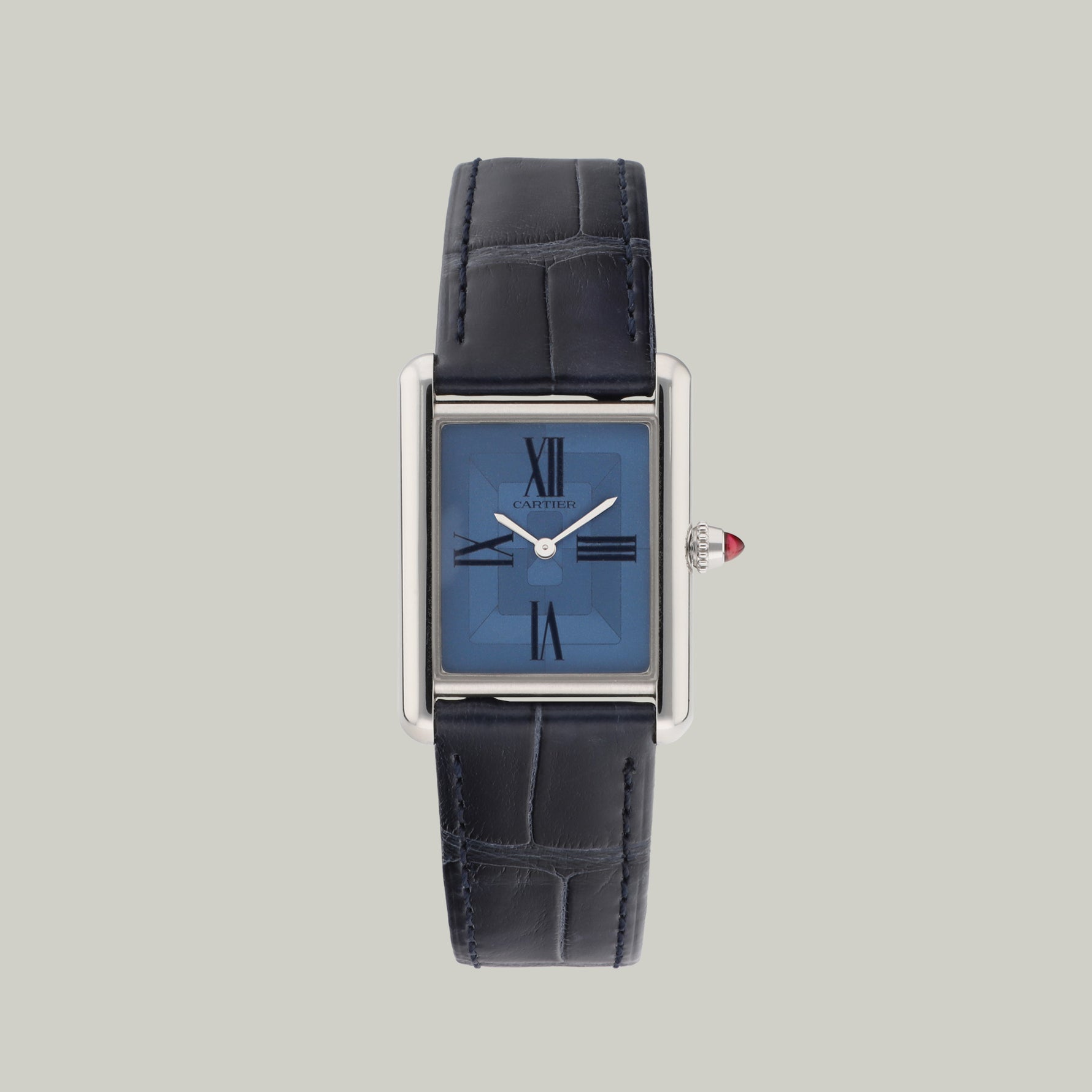 Cartier Tank Europe Limited Ref. WGTA0121 blue dial