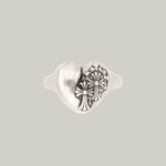 Chrome Hearts R.I.P Heart Ring