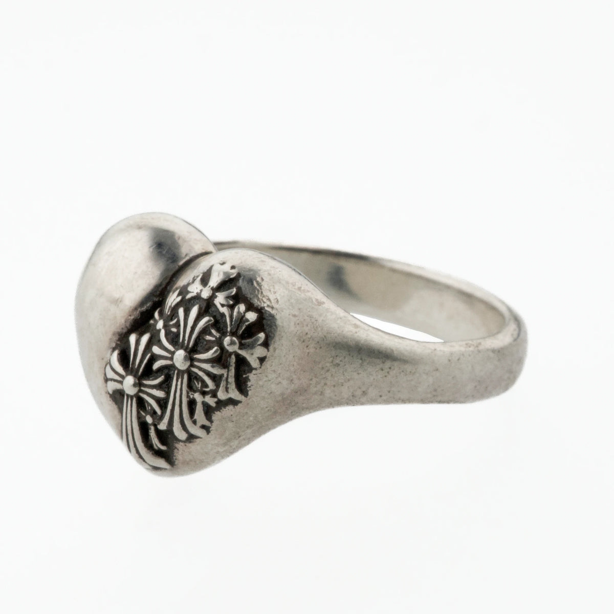 Chrome Hearts R.I.P Heart Ring