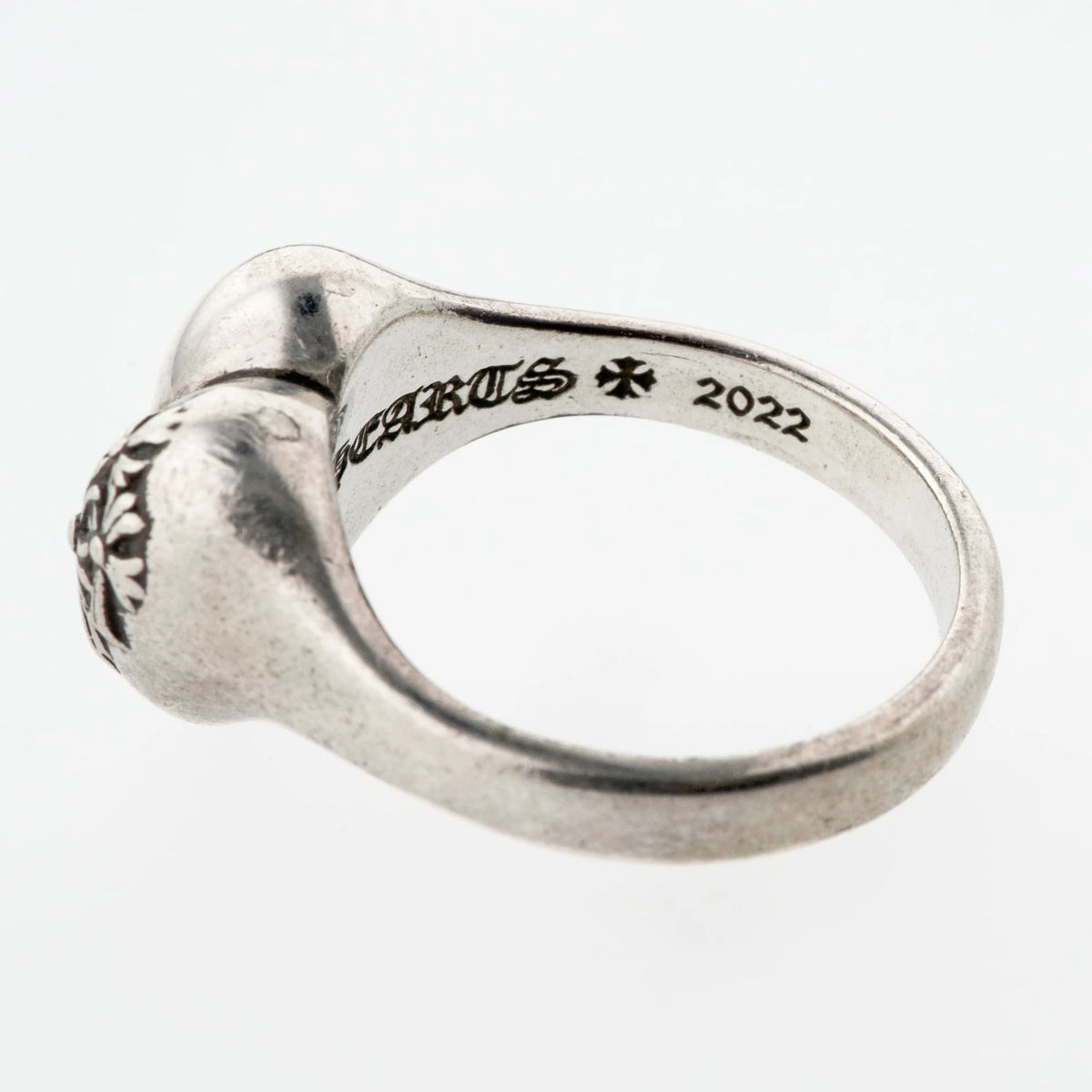 Chrome Hearts R.I.P Heart Ring
