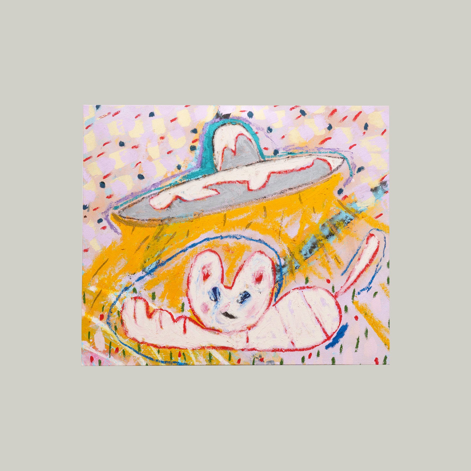 The Ufo and the Resting Cat
