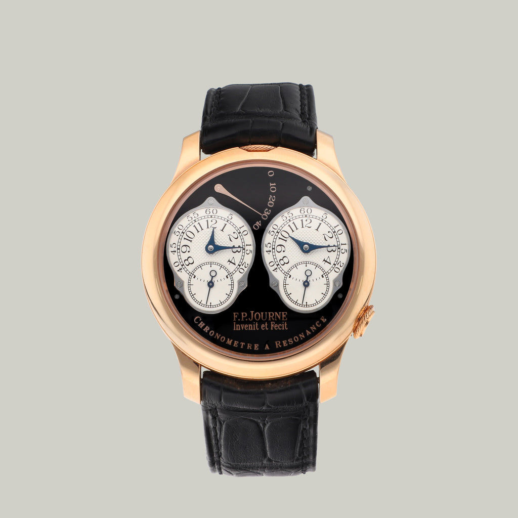 F.P.Journe Chronometre A Resonance Ref. RN Boutique Edition black dial rose gold