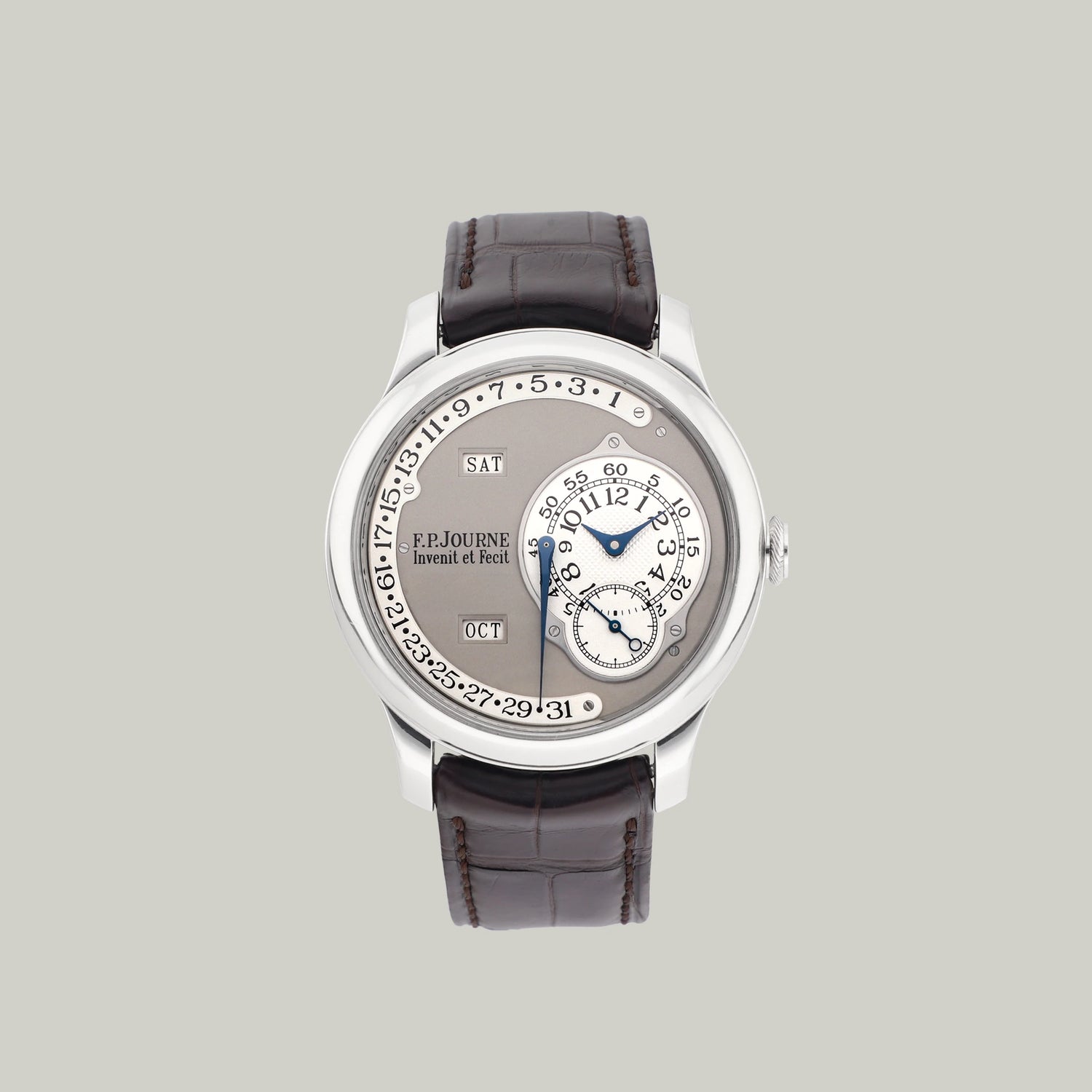F.P.Journe Octa Calendrier Ref. Q platinum grey dial 40mm