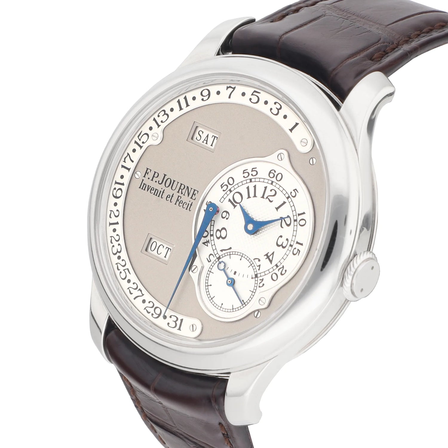 F.P.Journe Octa Calendrier Ref. Q platinum grey dial 40mm