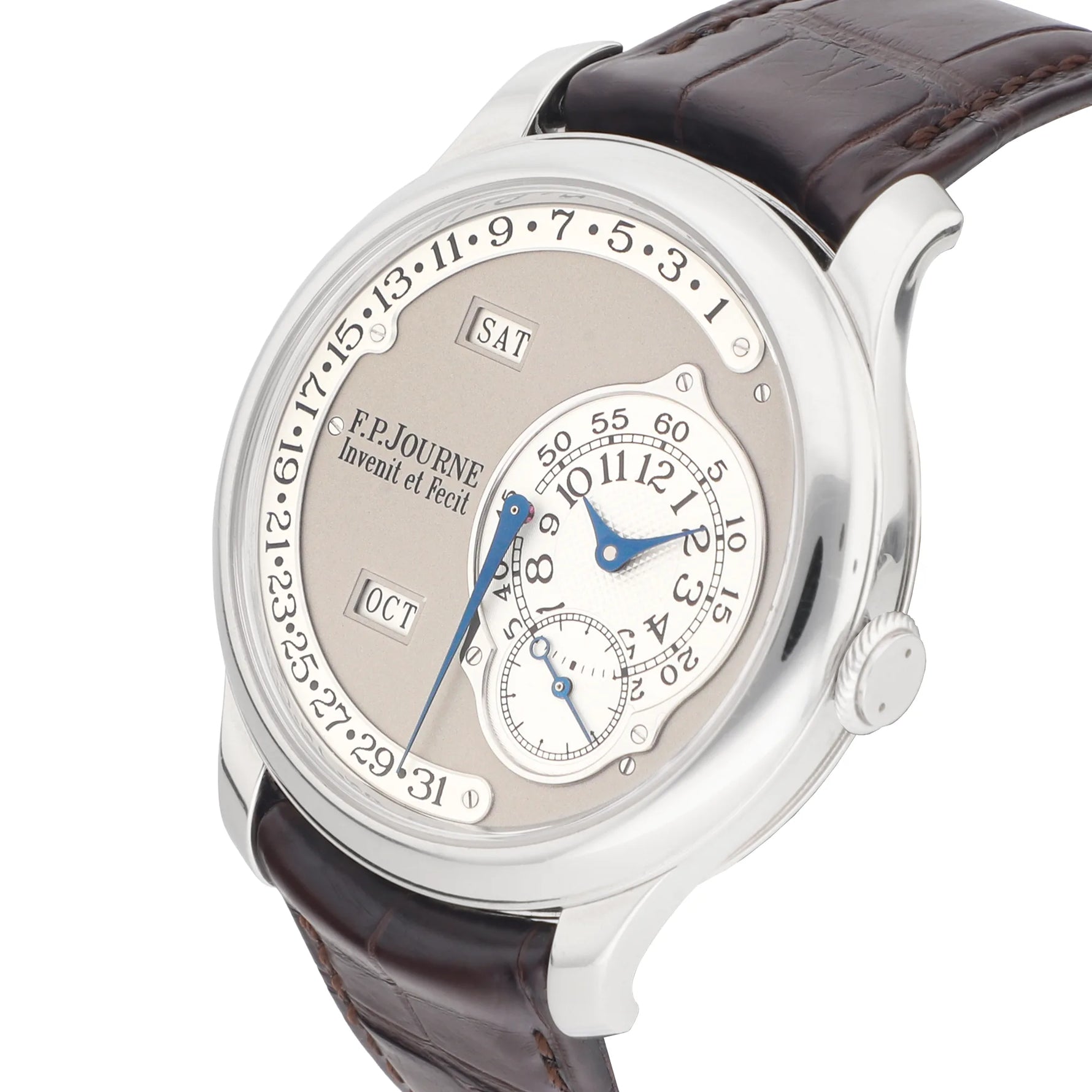F.P.Journe Octa Calendrier Ref. Q platinum grey dial 40mm