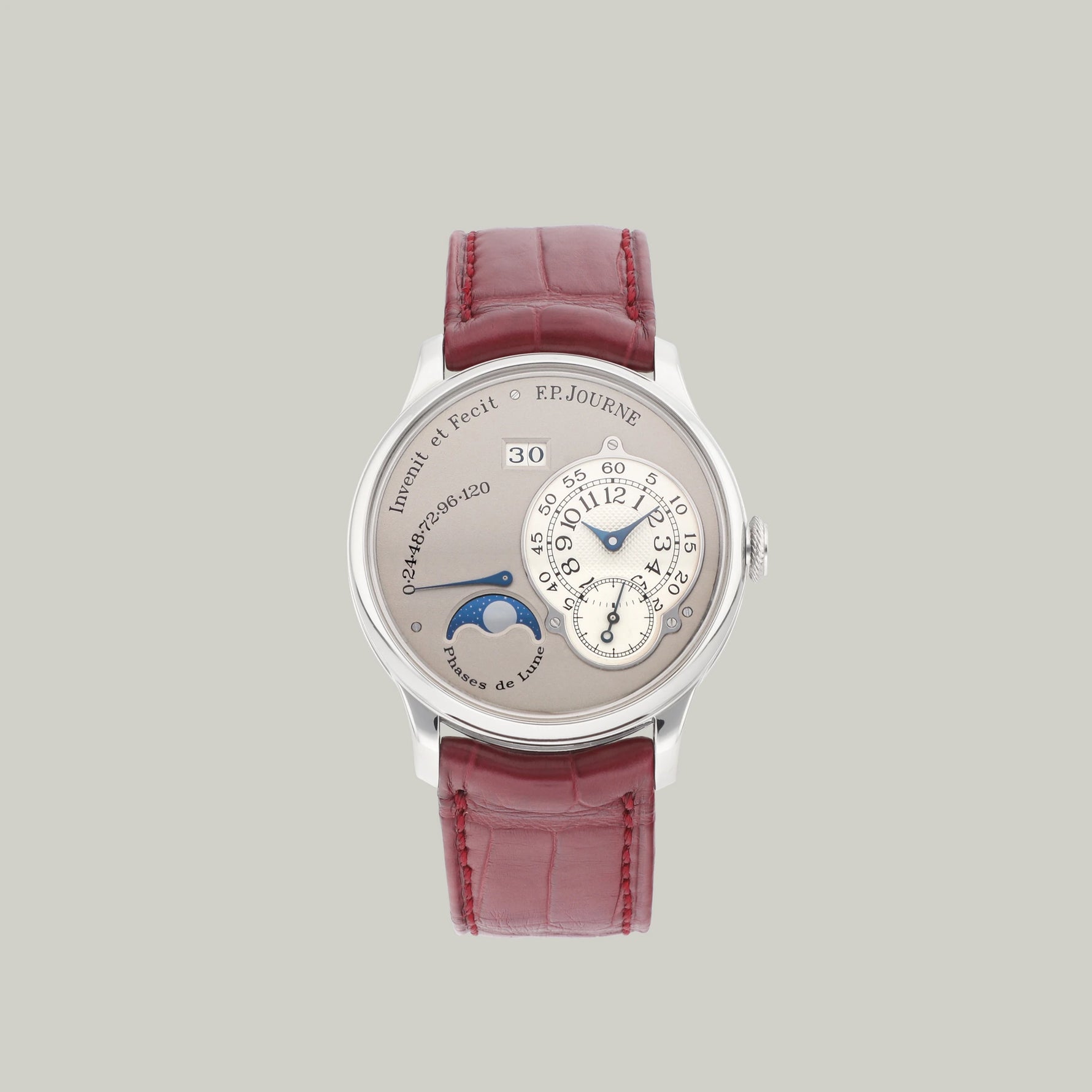 F.P.Journe Octa Lune Ref. L platinum grey dial and rose gold movement