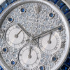 Cosmograph Daytona Ref. 16599 Pavé Diamond Dial & Sapphire Bezel