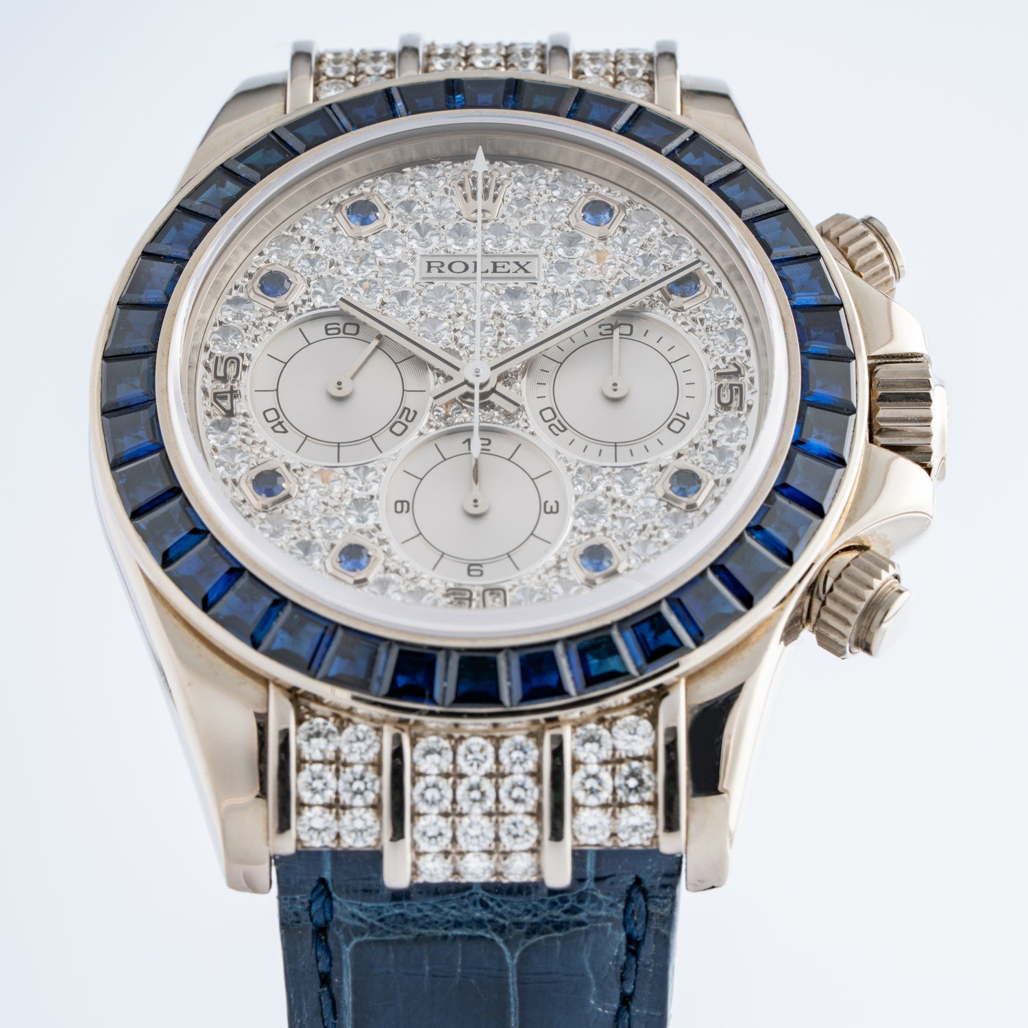 Cosmograph Daytona Ref. 16599 Pavé Diamond Dial & Sapphire Bezel