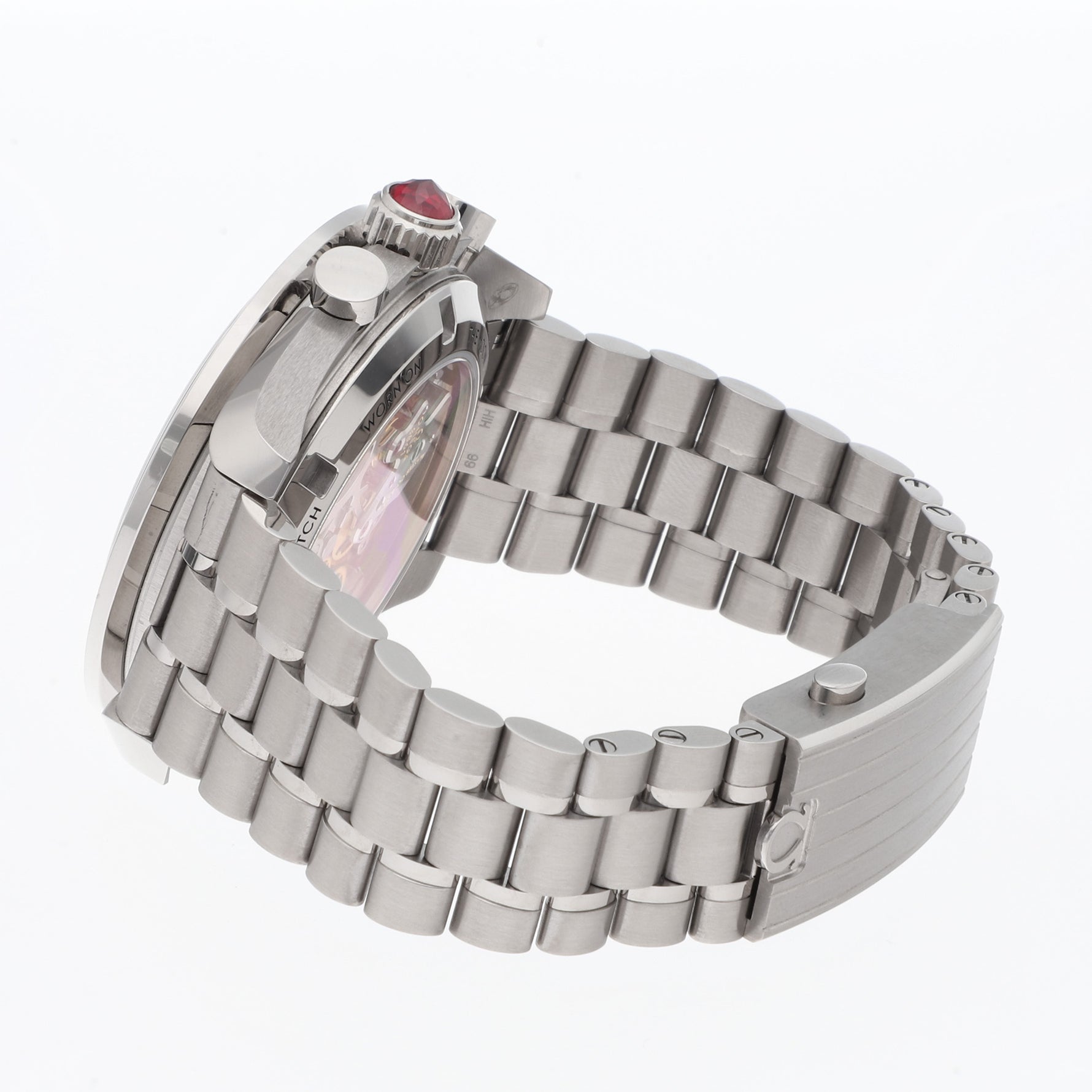 Omega Speedmaster Ref. 310.55.42.50.52.001 White Gold and Ruby