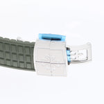 Patek Philippe Aquanaut Luce Ref. 5267/200A-011 with diamond-set bezel and khaki dial and rubber strap