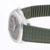 Patek Philippe Aquanaut Luce Ref. 5267/200A-011 with diamond-set bezel and khaki dial and rubber strap