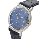 Patek Philippe Calatrava Ref. 3445G white gold blue dial