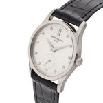 Patek Philippe Calatrava Ref. 3796G-018 white gold with diamond hour markers