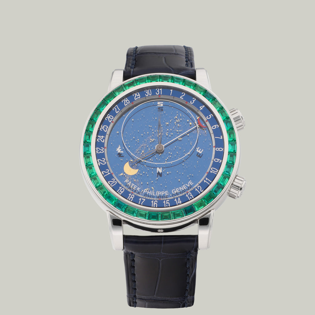 Patek Philippe Grand Complications Celestial Ref. 6104/13P-010 platinum and emeralds