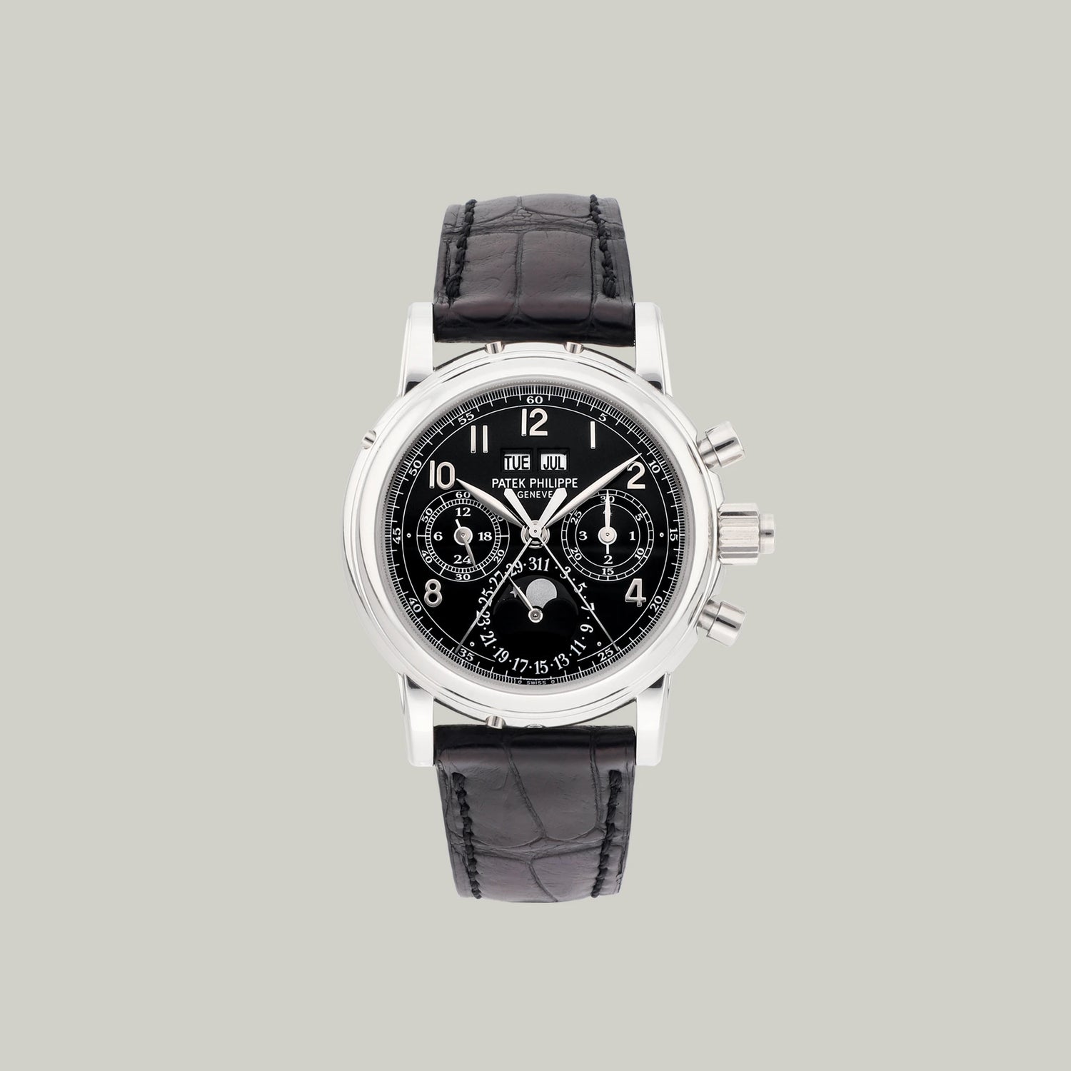 Patek Philippe Grand Complications Ref. 5004P-022 platinum black dial split-seconds chronograph