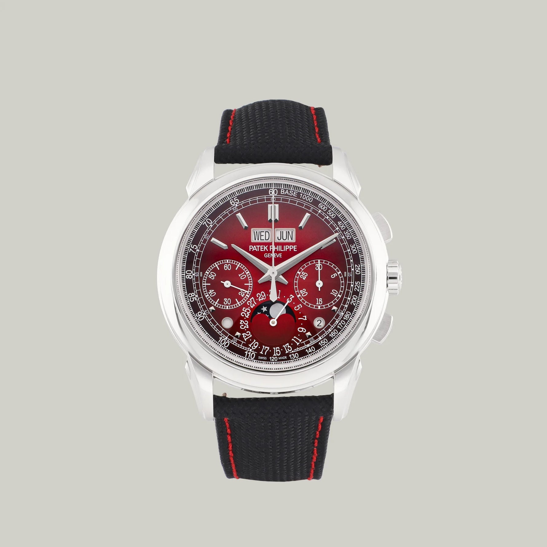 Patek Philippe Grand Complications Ref. 5270P-017 platinum red lacquer dial 