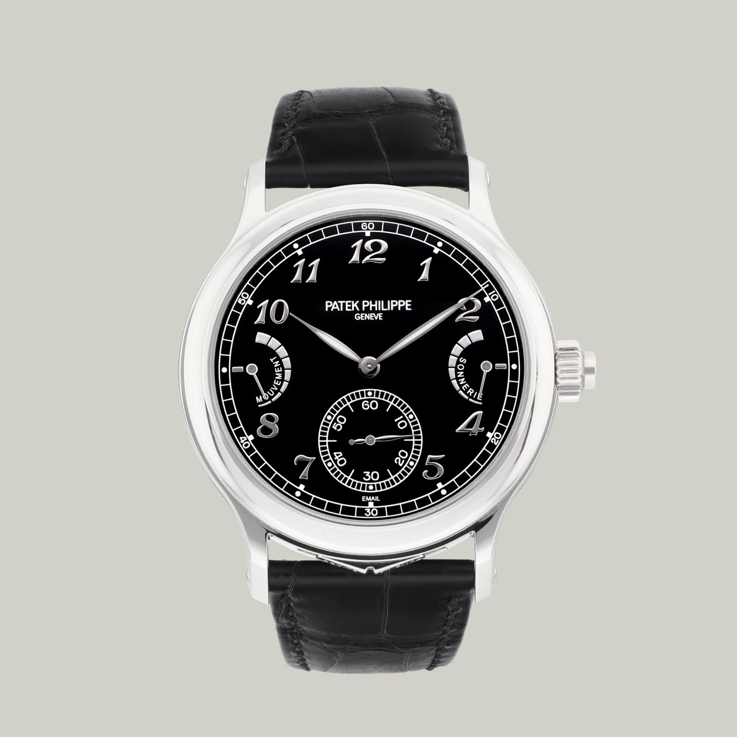 Patek Philippe Grand Complications Ref. 6301P-001 platinum black enamel