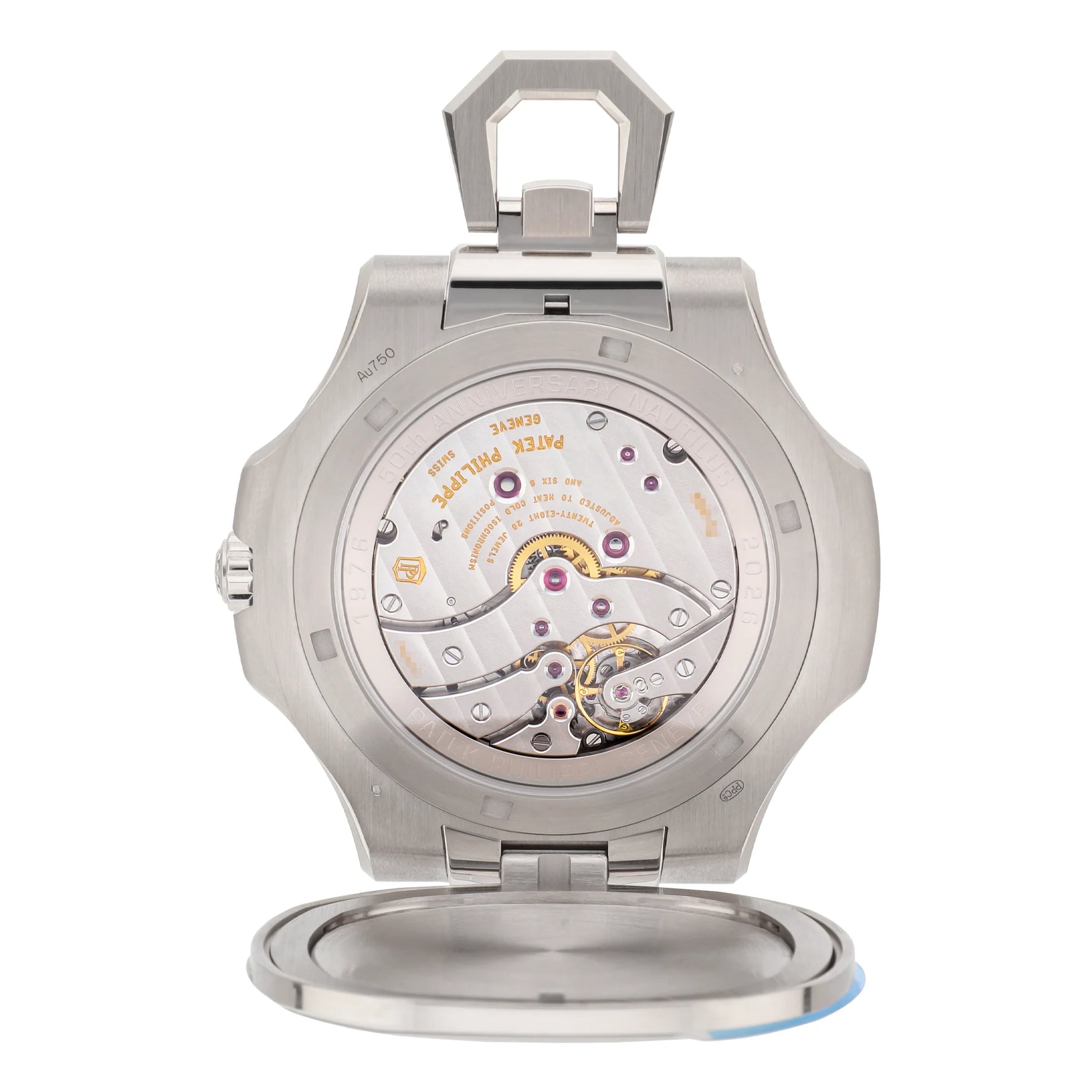 Patek Philippe Nautilus Desk Clock Ref. 958G-001 50th Anniversary 18K white gold limited to 100 pieces 