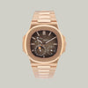 Patek Philippe Nautilus Ref. 5712/1R-001 rose gold with brown sunburst dial