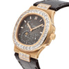Patek Philippe Nautilus Ref. 5724R-001 Double Signed Tiffany & Co. rose gold brown dial diamond bezel