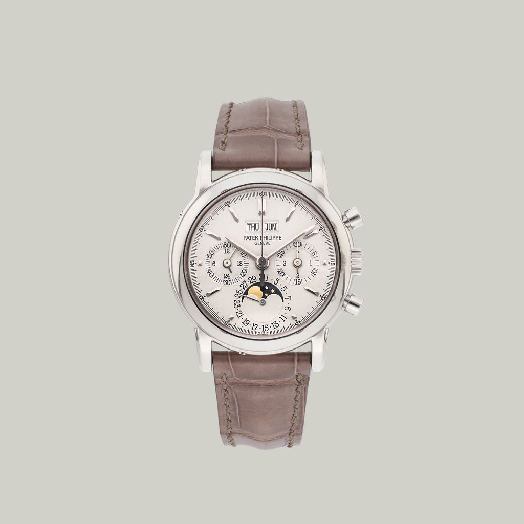 Patek Philippe Perpetual Calendar Chronograph Ref. 3970EG 4th Series white gold