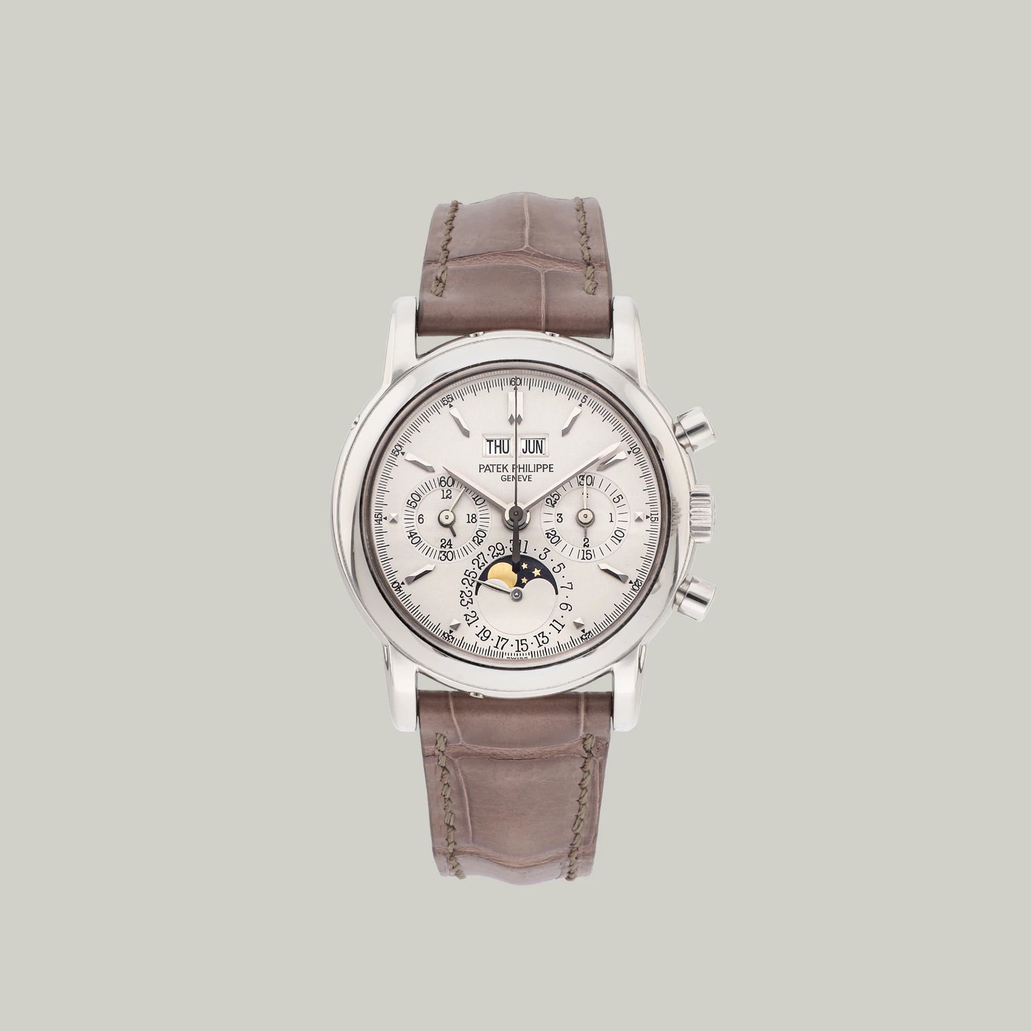 Patek Philippe Perpetual Calendar Chronograph Ref. 3970EG 4th Series white gold