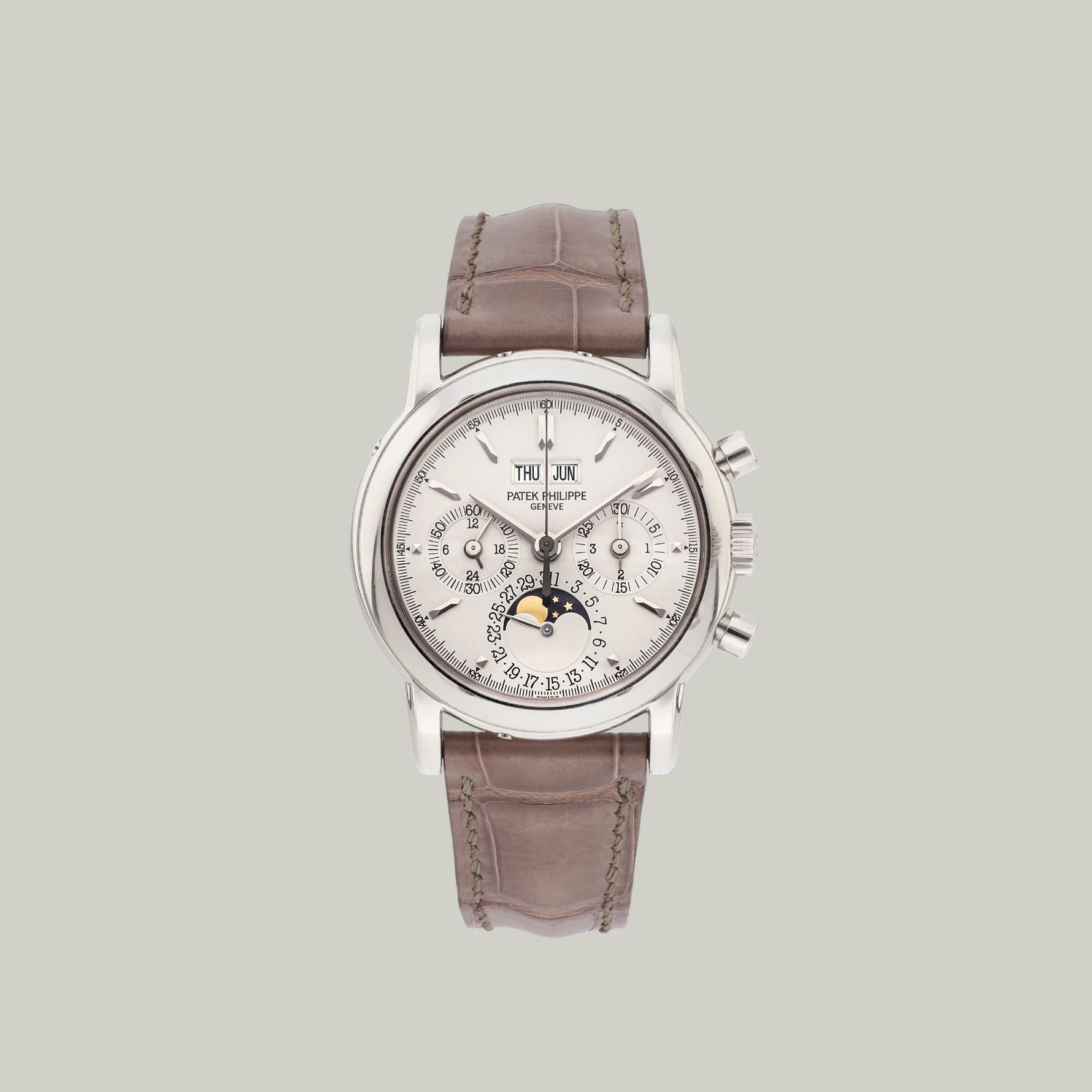 Patek Philippe Perpetual Calendar Chronograph Ref. 3970EG 4th Series white gold