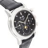 Patek Philippe Perpetual Calendar Chronograph Ref. 3970EP Diamond-Set Indexes platinum black dial
