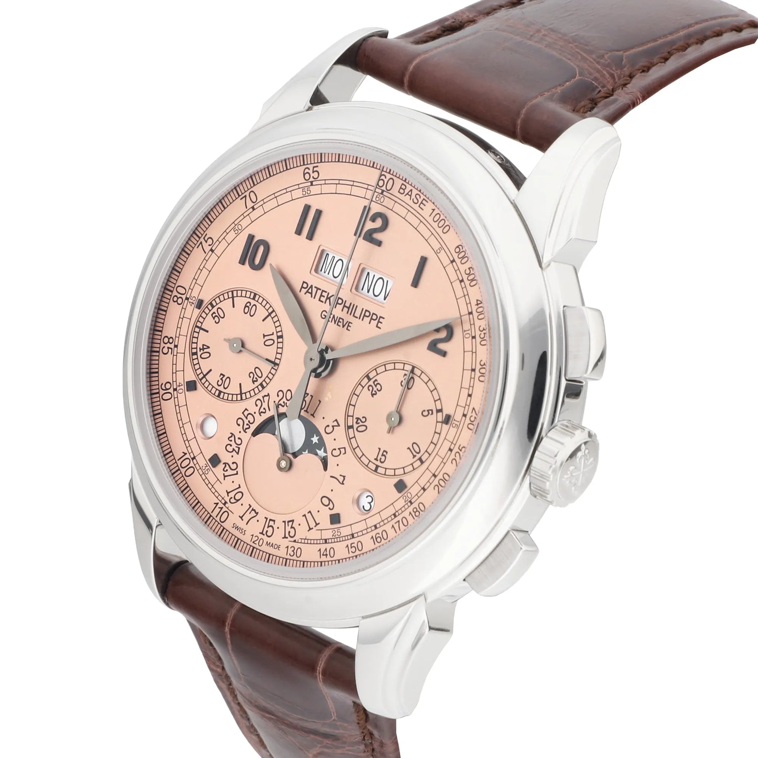 Patek Philippe Perpetual Calendar Chronograph Ref. 5270P Salmon dial platinum 