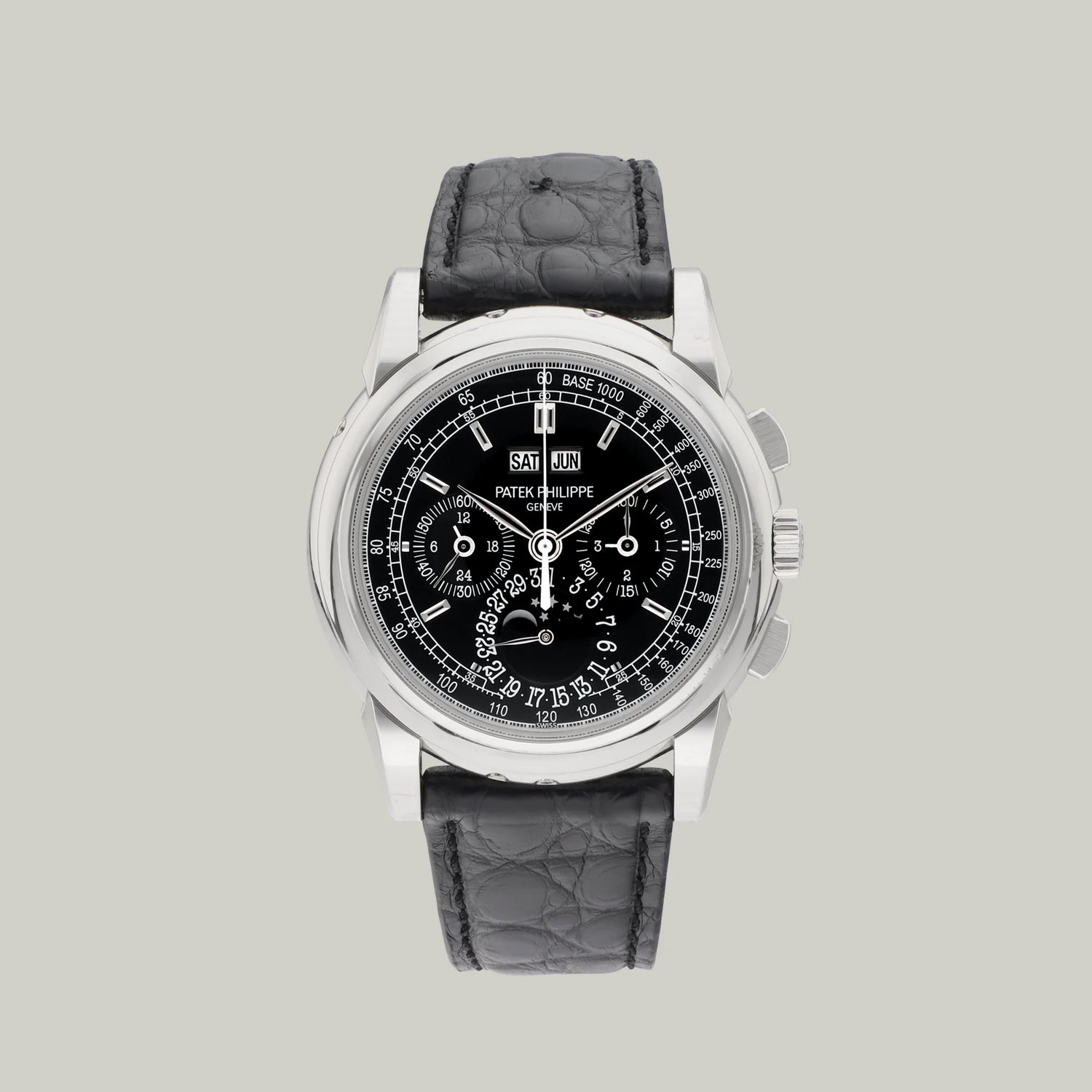 Patek Philippe Perpetual Calendar Chronograph Ref. 5970P-001 platinum black dial