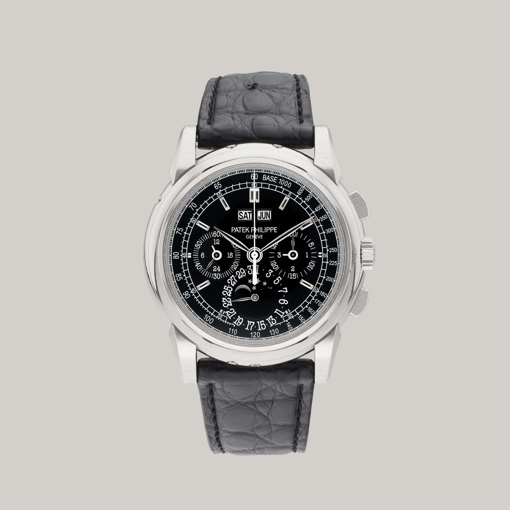 Patek Philippe Perpetual Calendar Chronograph Ref. 5970P-001 platinum black dial