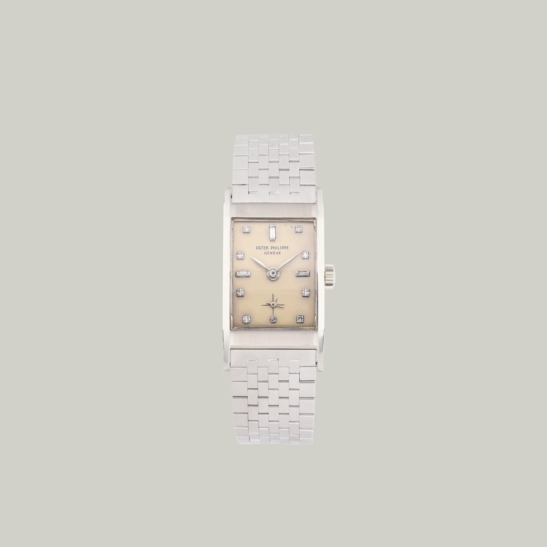 Patek Philippe Ref. 2461G "Tegola" white gold diamond indices