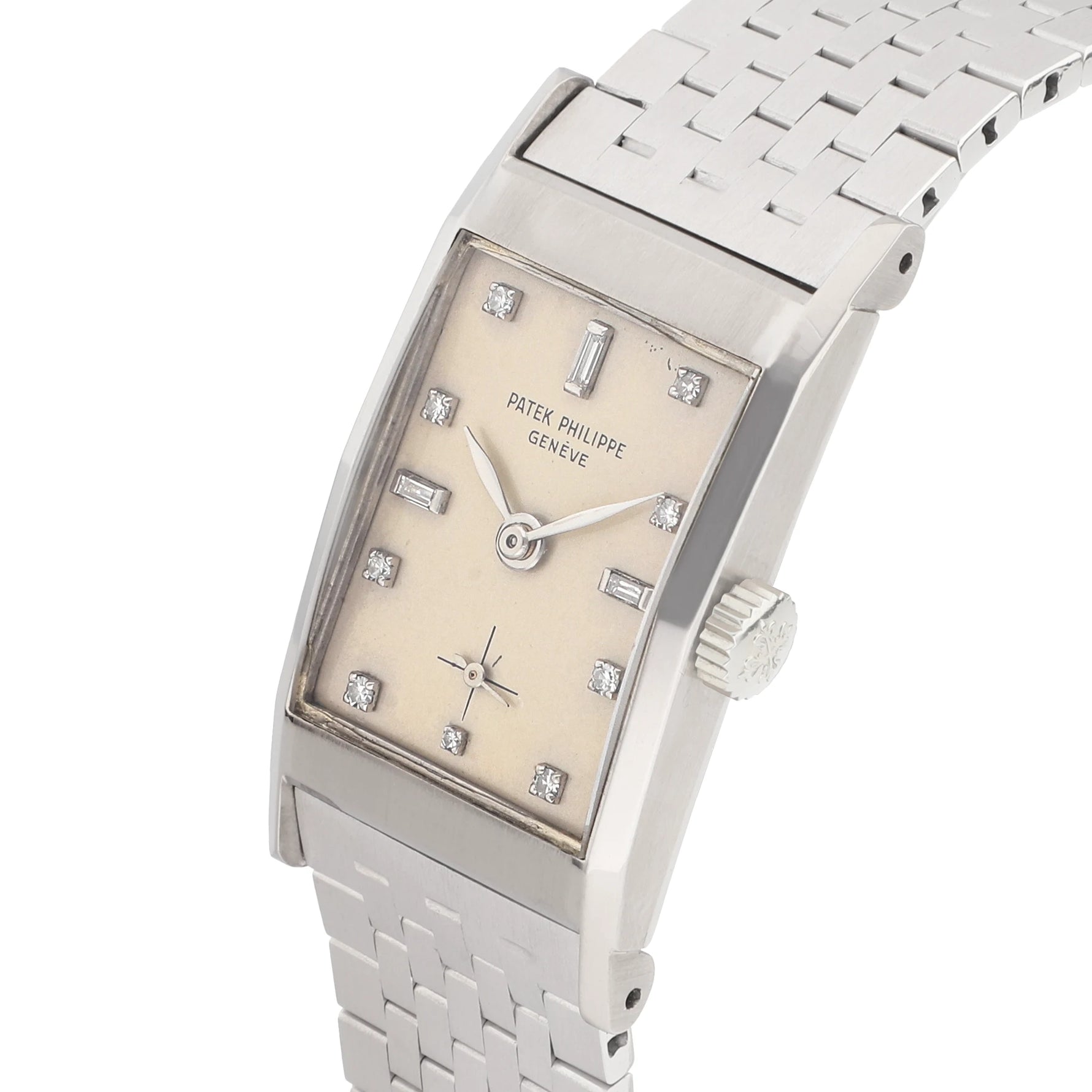 Patek Philippe Ref. 2461G "Tegola" white gold diamond indices