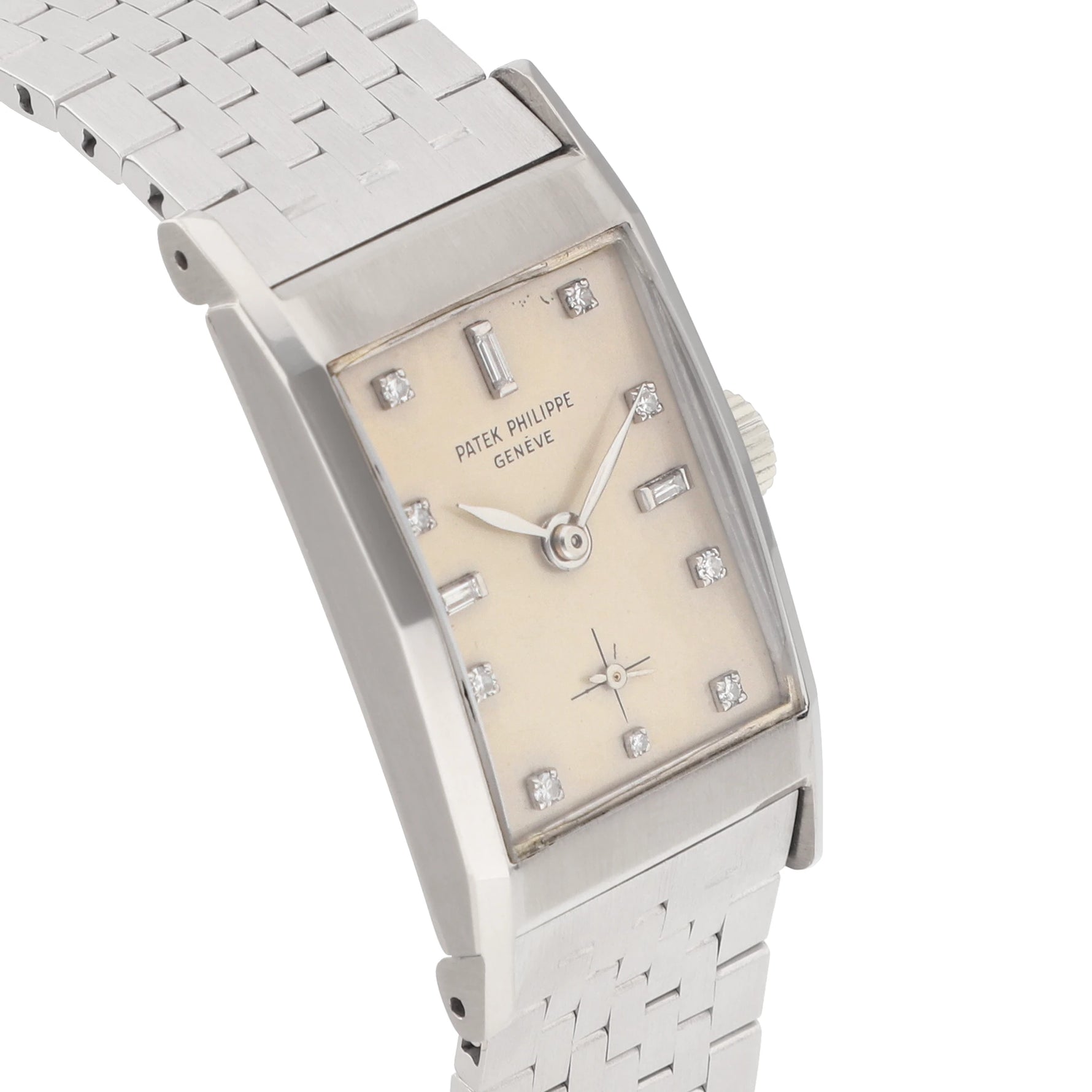 Patek Philippe Ref. 2461G "Tegola" white gold diamond indices