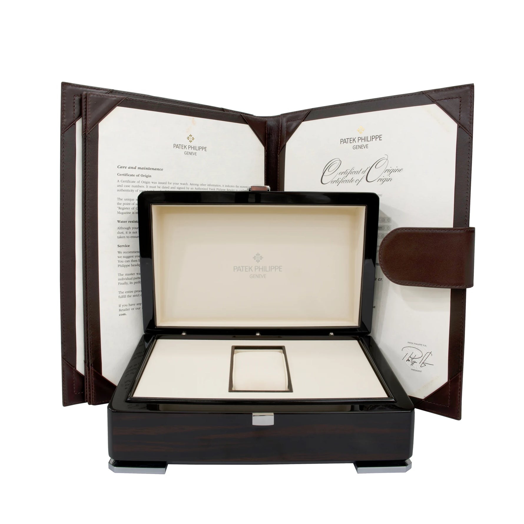 Patek Philippe Single Button Split Seconds Chronograph Ref. 5959P-001 white lacquer dial black Breguet numerals