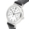 Patek Philippe Single Button Split Seconds Chronograph Ref. 5959P-001 white lacquer dial black Breguet numerals