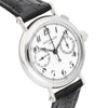 Patek Philippe Single Button Split Seconds Chronograph Ref. 5959P-001 white lacquer dial black Breguet numerals