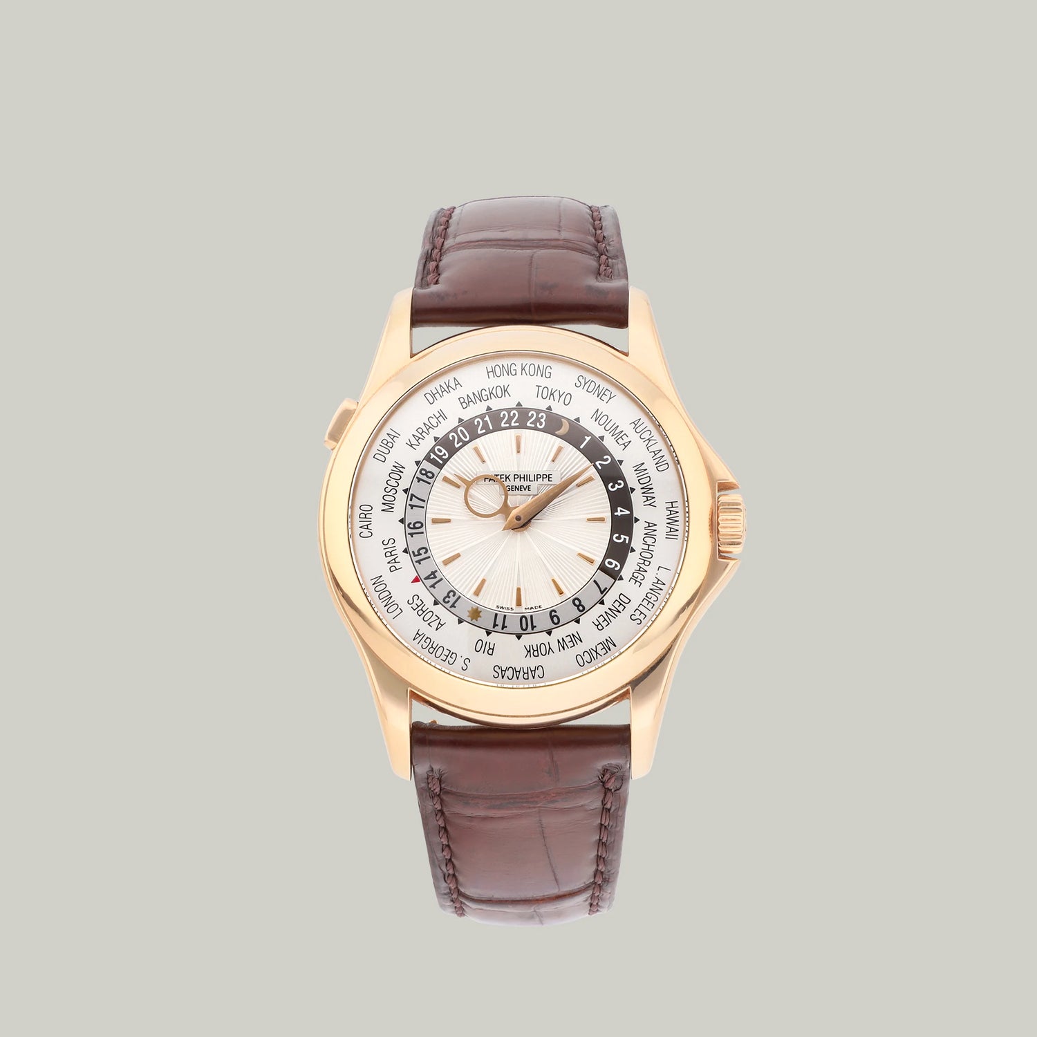 Patek Philippe World Time Ref. 5130R-001 18k rose gold