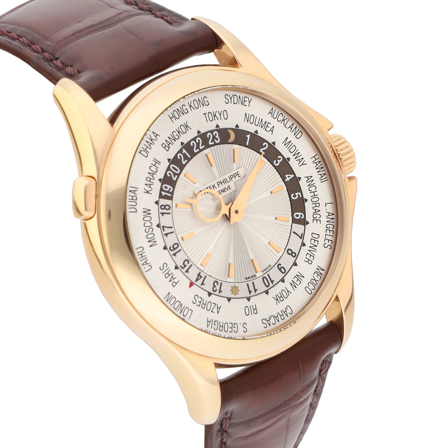Patek Philippe World Time Ref. 5130R-001 18k rose gold